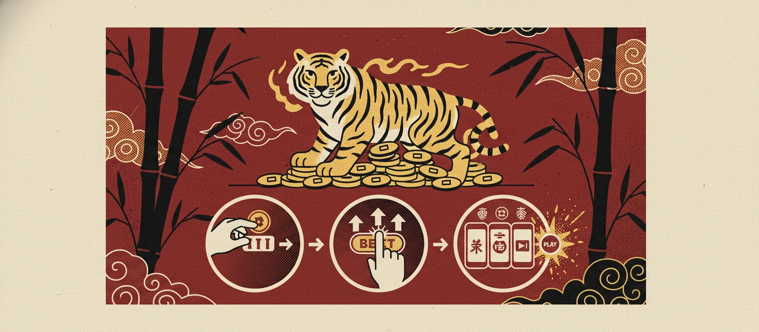 Jogador ajustando valor da aposta no Fortune Tiger pelo celular