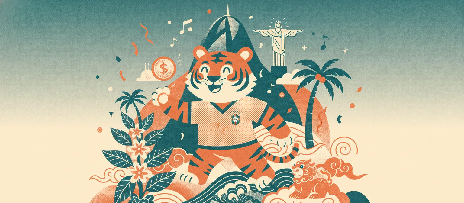 Jogadores brasileiros acessando Fortune Tiger no celular
